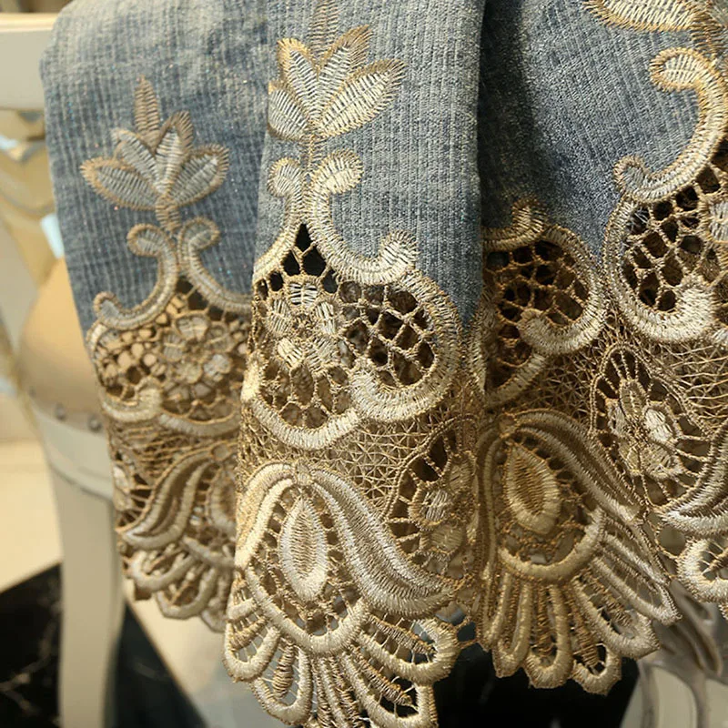 Европейский роскошный вид толстая подошва половина затенения Шторы s для