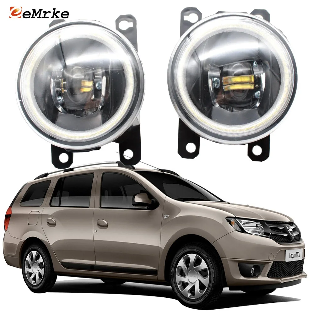 Светодиодные противотуманные фары для Dacia Logan LS _ KS K8 L8 MCV Stepway 2004-2017 светодиодный