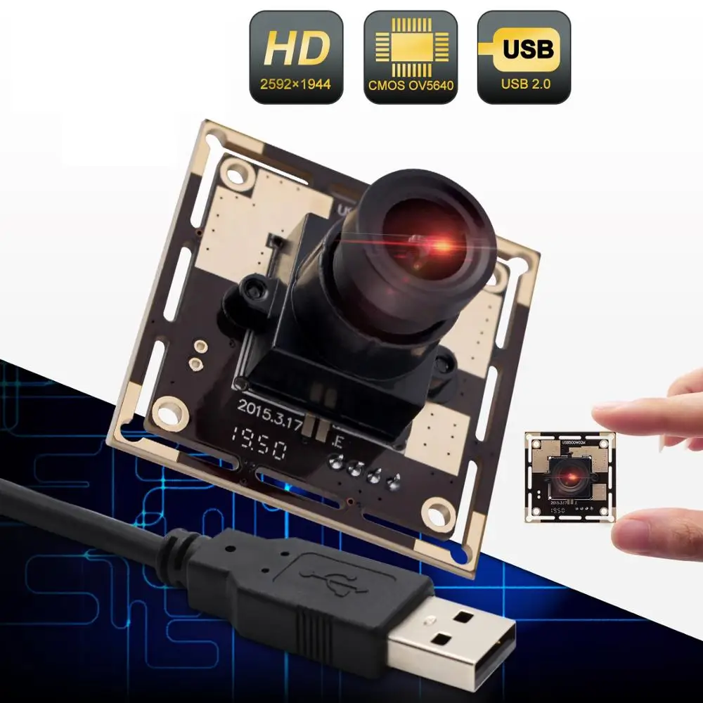 8 мм объектив 5MP OV5640 высокой четкости 2592X1944 USB модуль камеры HD веб камера|camera digital