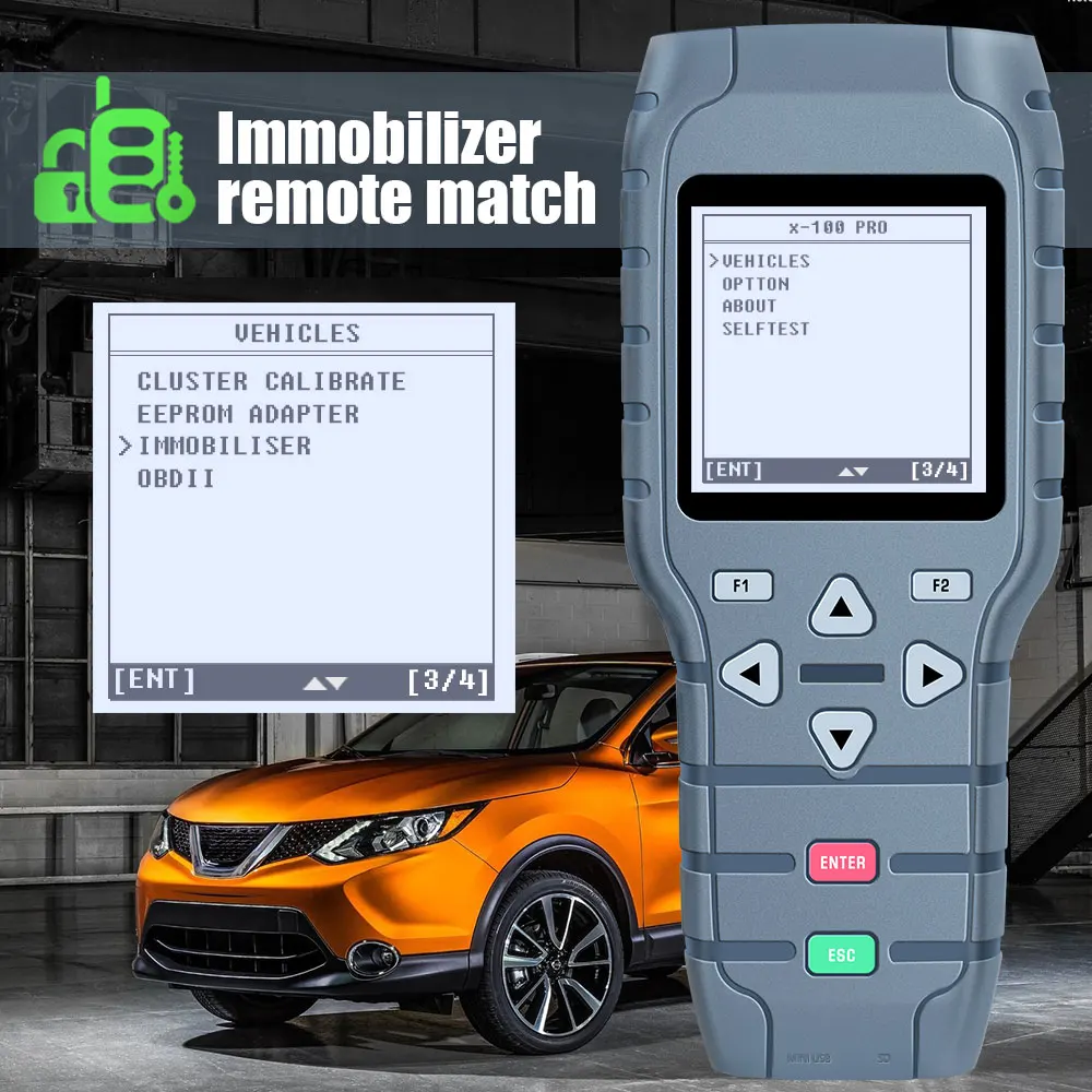 OBDSTAR X-100 pro Auto key programmer(C+D) type for IMMO + Odometer +OBD software Get free PIC and EEPROM 2-in-1 Adapter | Автомобили и
