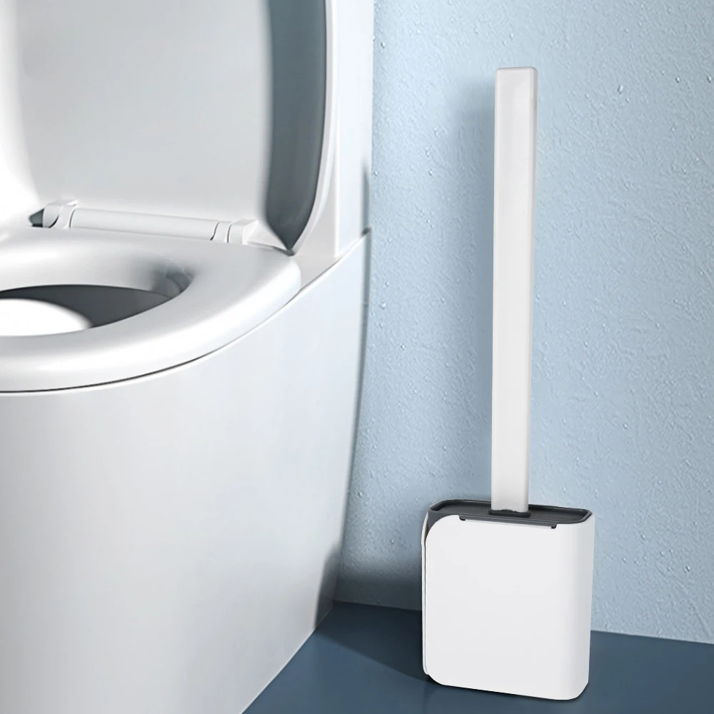 Настенный держатель для туалетной щетки с длинной ручкой глубокий очиститель