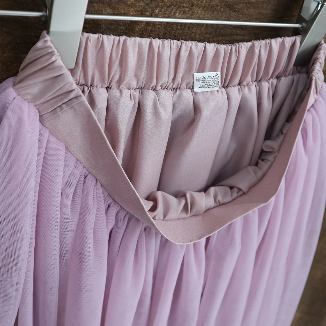 Женская длинная фатиновая юбка лучший Румяна секретного мягкого размера плюс