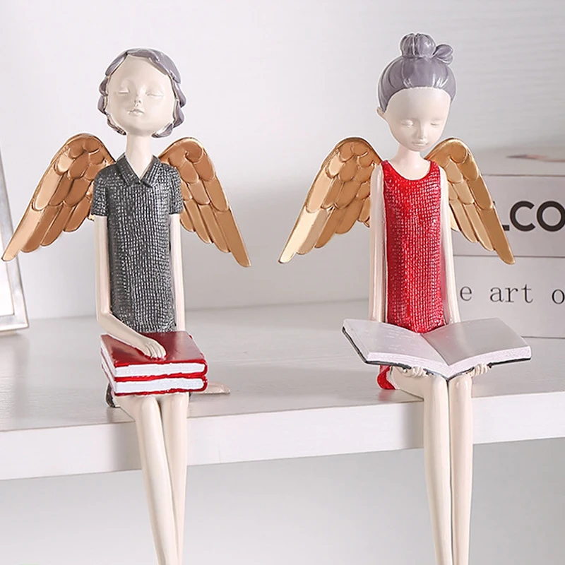 

Modern Creative Angel Resin Decoration Home Living Room Furniture Creative Bedroom Decoration Nordic Art Deco Decoration