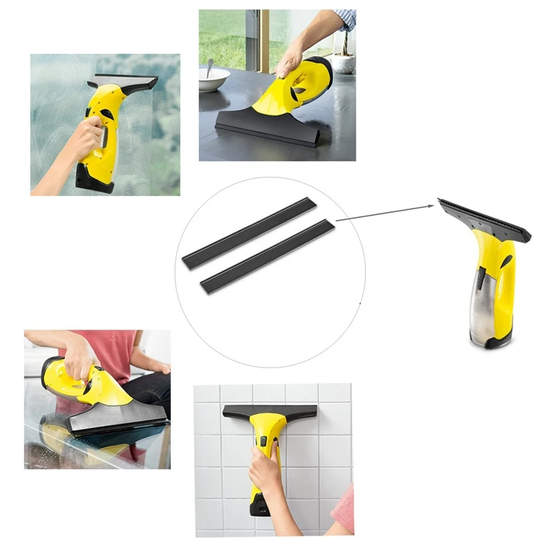 Сменные резиновые скребки для пылесоса Karcher WV50 WV2 280 мм 4 шт. | Бытовая техника