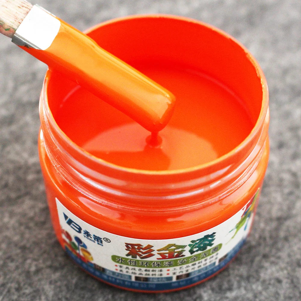 Оранжевая акриловая краска-это водяная окраска металлическая мебель