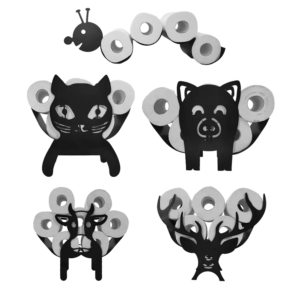 

Держатель для туалетной бумаги в форме животных, коробка для хранения туалетной бумаги в форме забавных животных, органайзер для полотенец,...