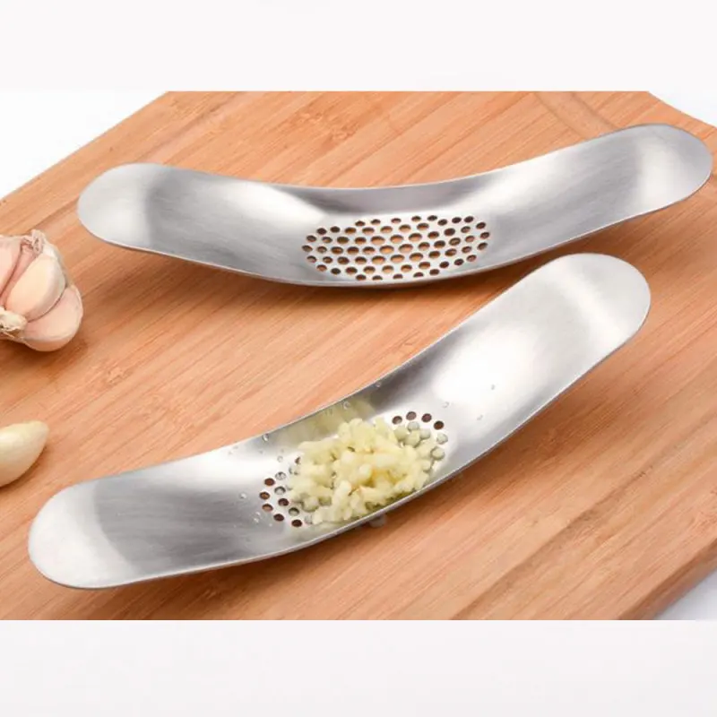 

Manual Garlic Grinder Stainless Steel Garlic Press Crusher Cooking Tools Manual Garlic Mincer Chopping Fruit Vegetable Tools