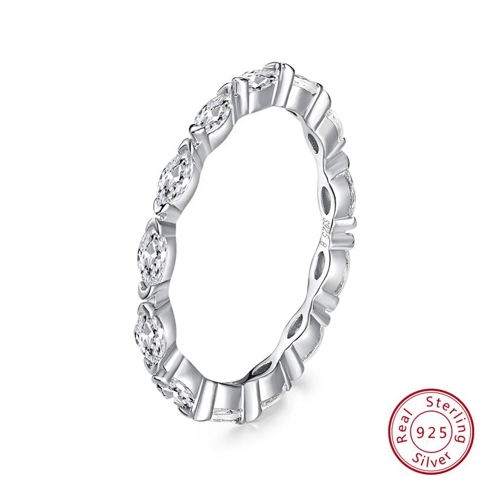 BR70 Effie queen, настоящее 925 пробы, серебряное кольцо, для женщин и мужчин, классическое, полностью проложенное, AAAA, циркон, обручальное кольцо, пара колец BR63 - Цвет камня: BR70