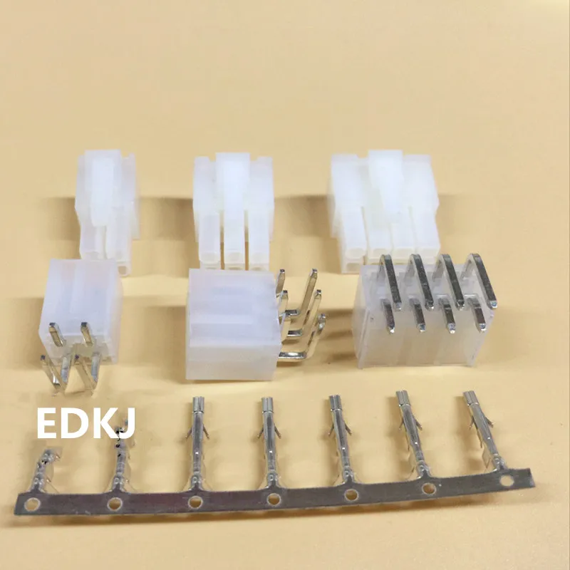 10 комплектов 2 12P Pin/way 4 мм изогнутые иглы 5557 & 5569 провода клеммы Электрический