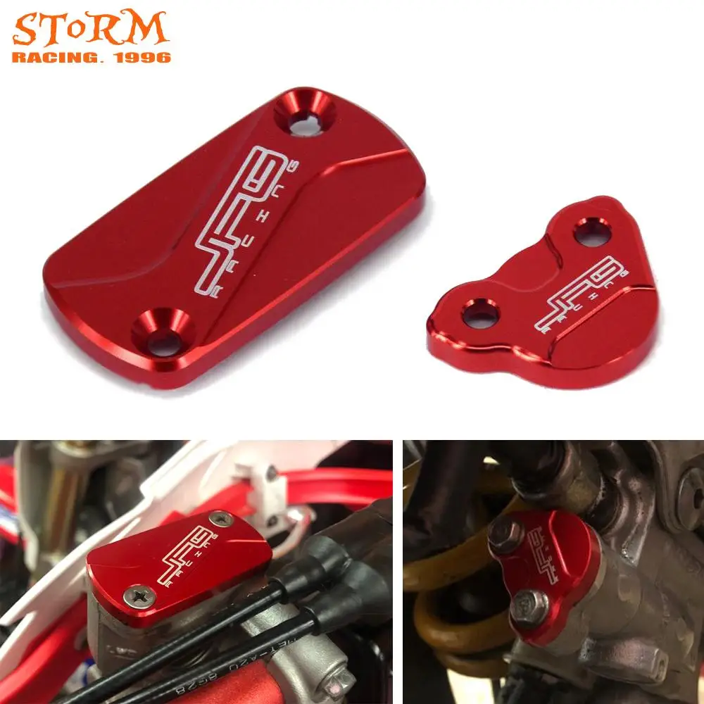 Крышка для переднего и заднего тормозного резервуара CNC для CRF150R, CR125R, CR250R, CRF250X, CRF, 150R, 250X, CRF450R, CRF450X, Motorcross 2002-2020