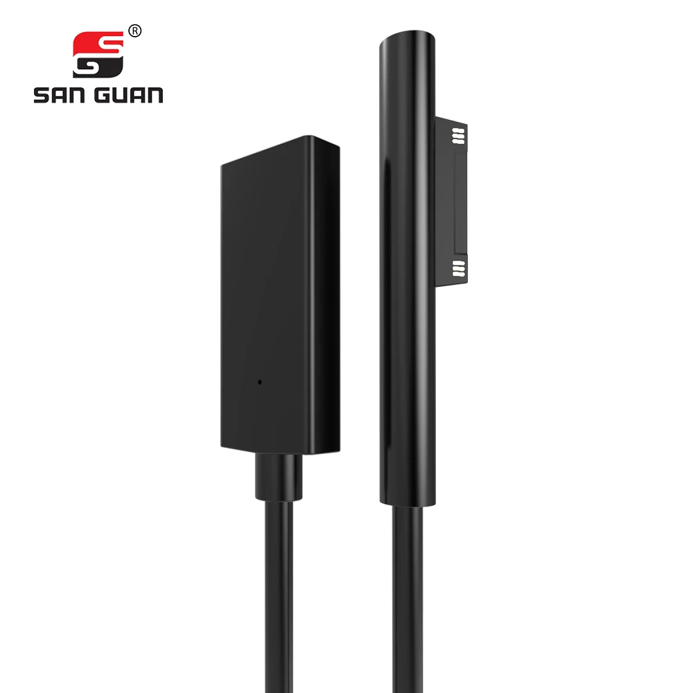 45 Вт USB Type C PD Быстрая зарядка для Microsoft Surface Pro 6/5/4/3 кабель 20 см длинное зарядное