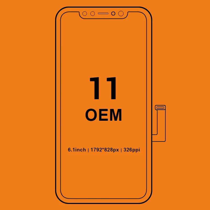 3 шт. сенсорный ЖК экран для iphone 11 Pro Max|Экраны мобильных телефонов| |
