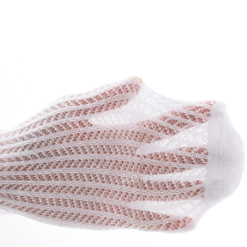 2021 летние носки для маленьких девочек хлопковые сетчатые дышащие белые от 0 до 3