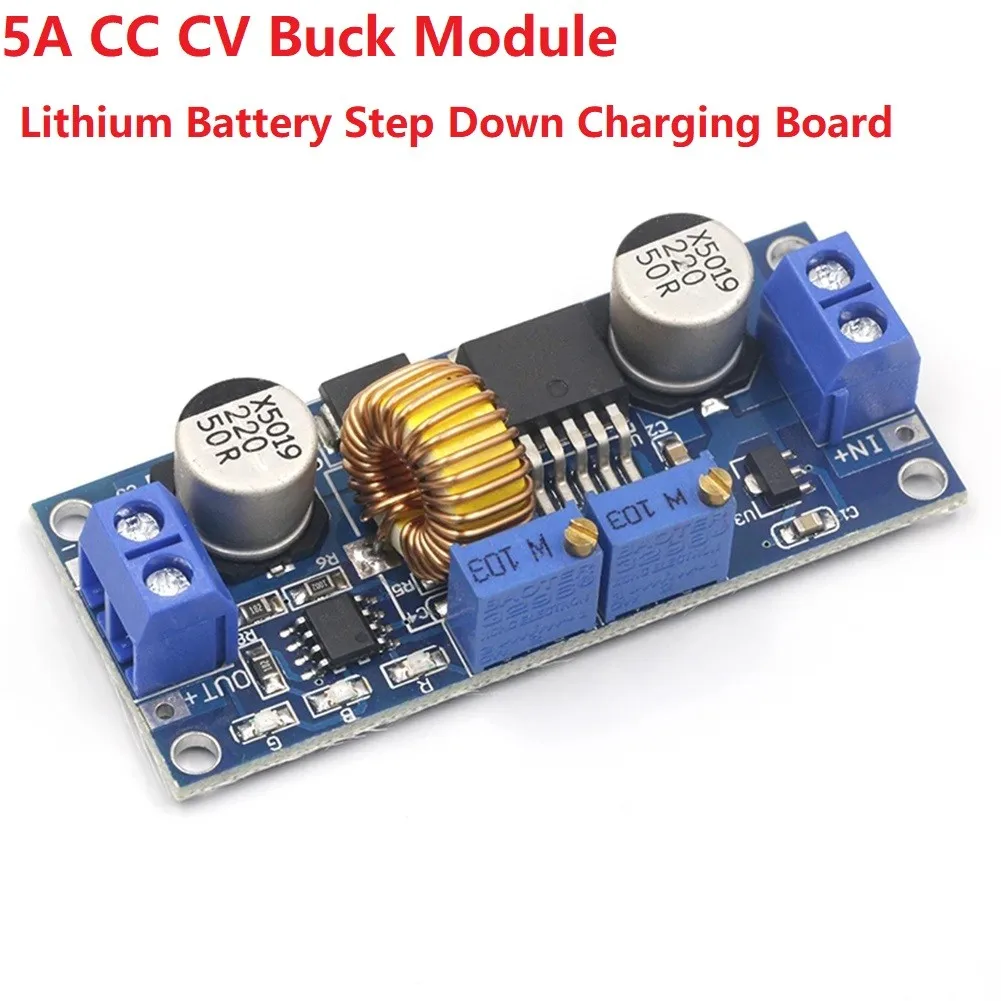 

DC To DC CC/CV 5A Lithium Ni-MH Battery Charger Board XL4015 Adjustable Step Down Power Supply Module