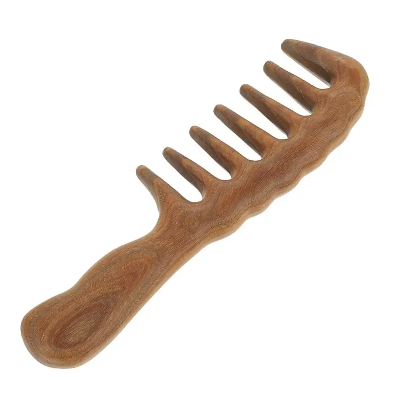 1 шт. деревянная расческа для волос 19 5 х5 см