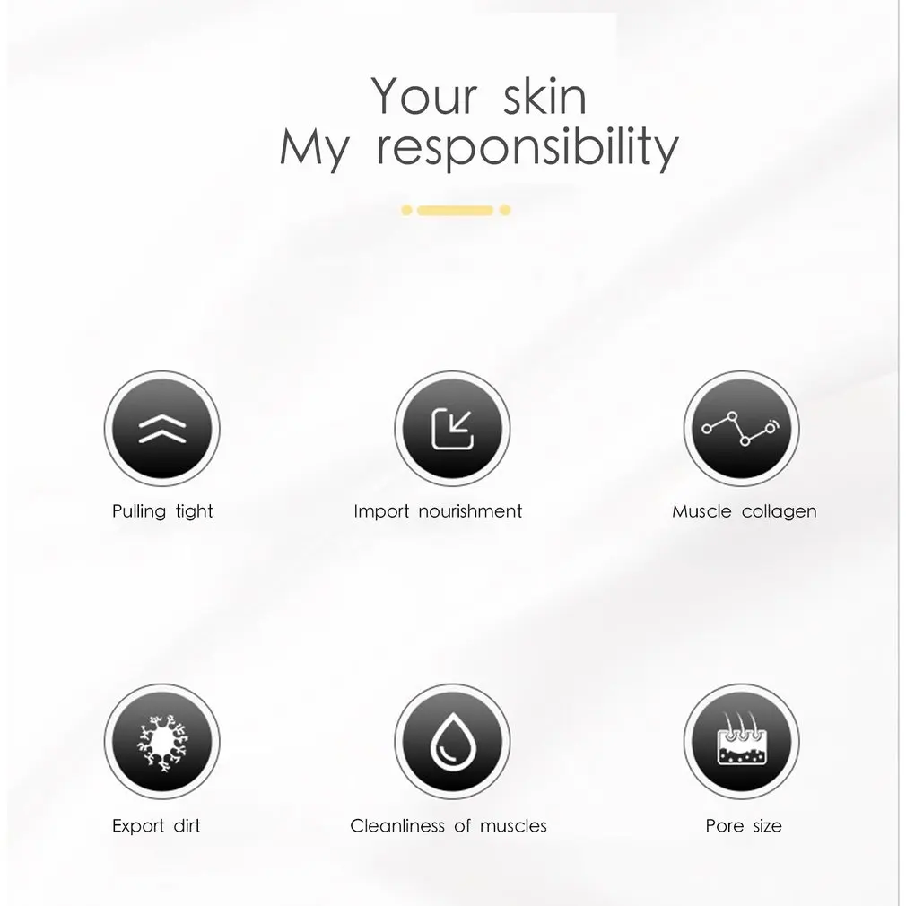 Магнитный ионно Очищающий Инструмент красота микро токовое омоложение ионная