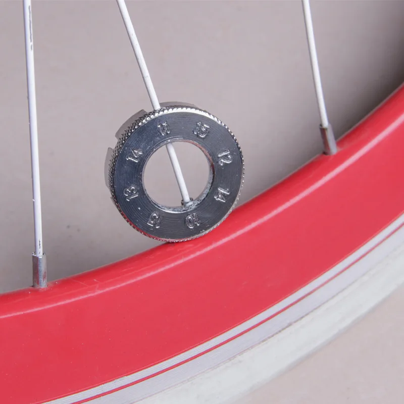 Портативный велосипедных спиц 8 способ ключ дюймовый стандарт мини цикл говорил