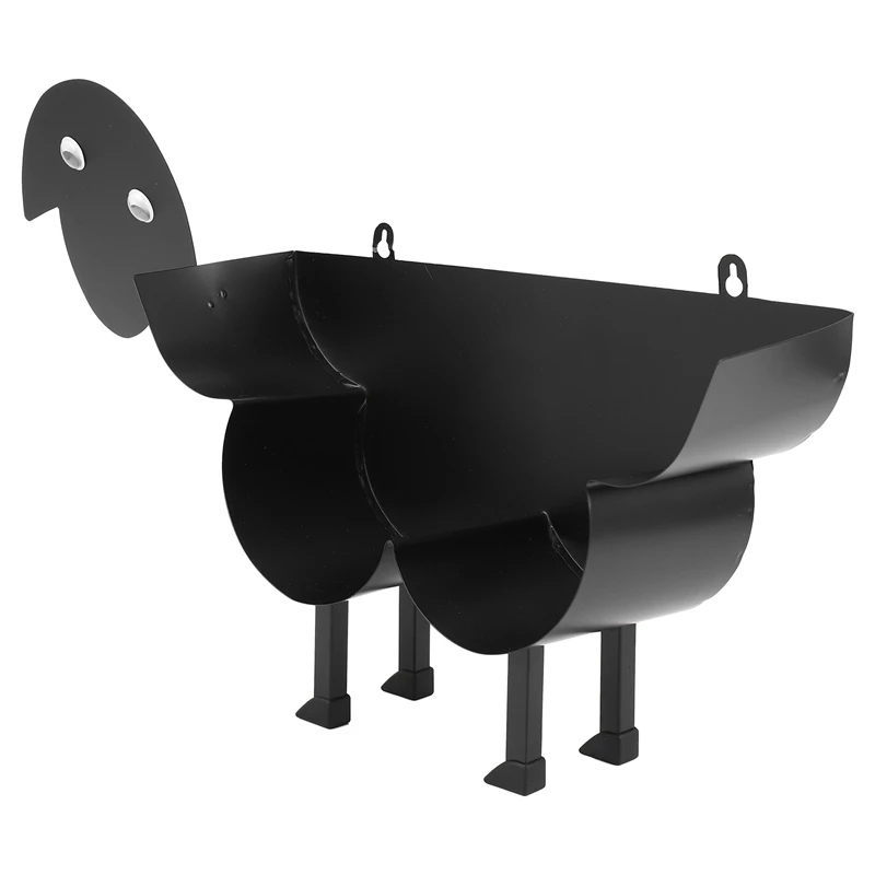 

Novelty Black Sheep Toilet Roll Holder Bathroom Ornament Free Standing Metal Paper Towel Holder
