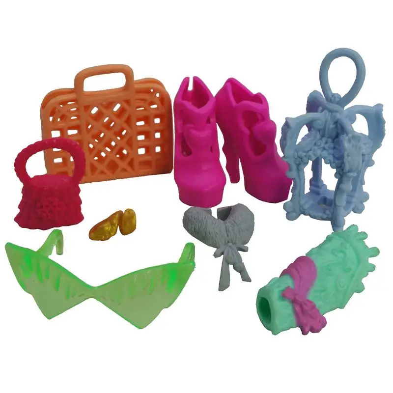 Повязка на голову для кукол шляпа обувь очков монстров высокое кукла игрушка