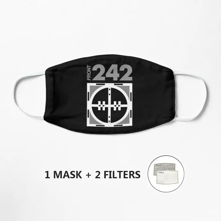 

Front 242 - EBM Mask Fashion Mouth Masks Filter Adult Kids Face Mask Mascarilla