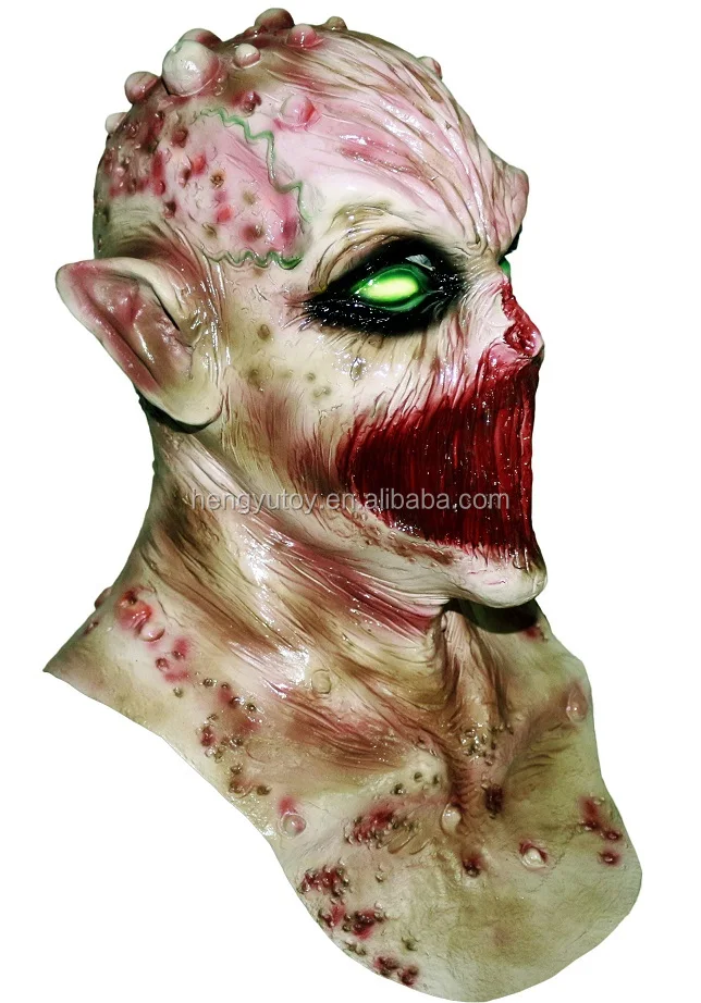 

Horrible Halloween Deadly Silence Zombie Blood Boil Terrifying Mask