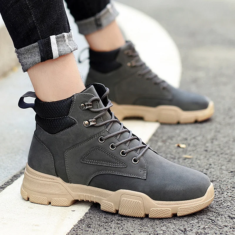 Zapatos/мужские кроссовки для путешествий Мужские черные на каблуке Сезон осень