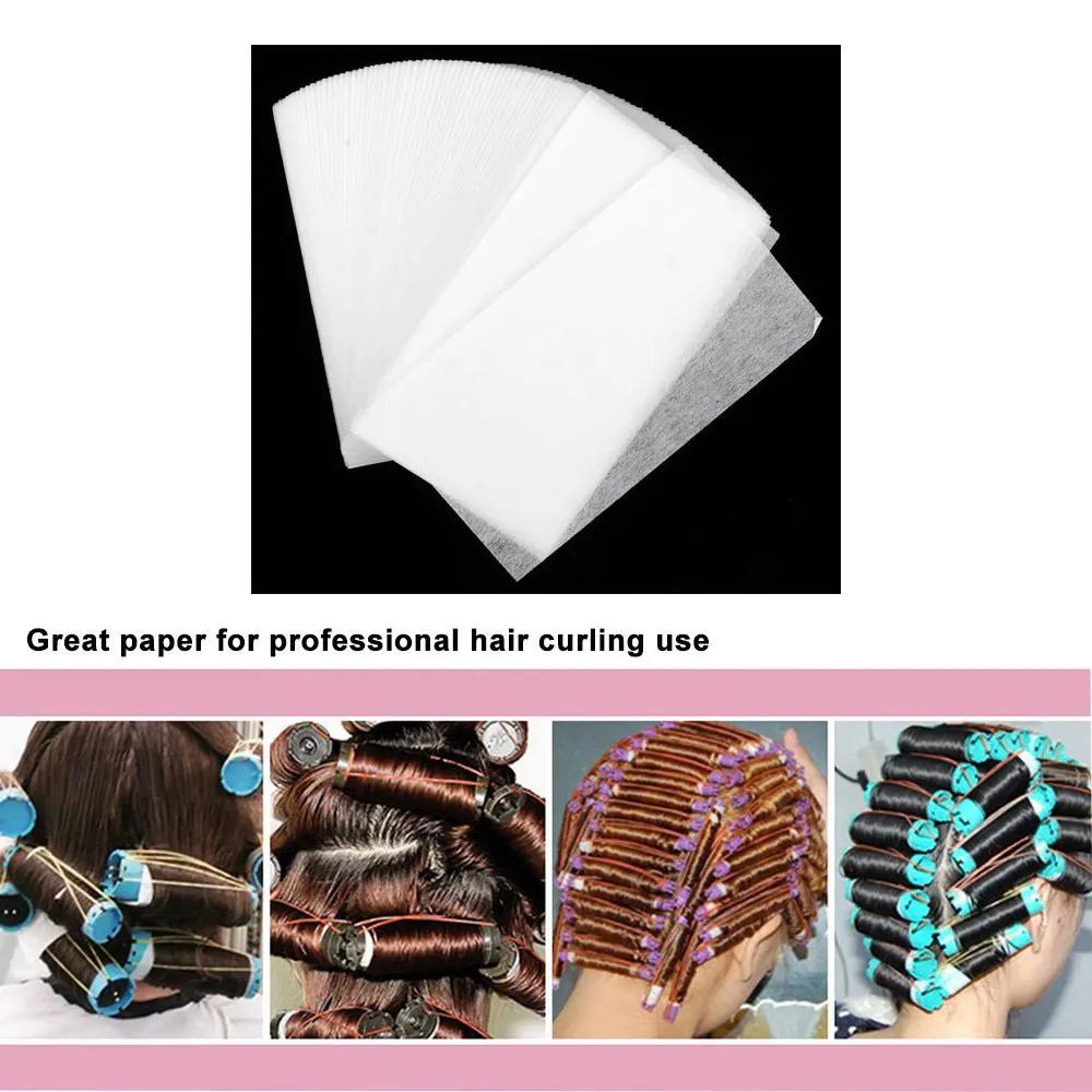 

1 Pack 120pcs/lot White Make Curly Hair Special Paper Hair Blanching Thicken Paper Perm Paper Electric Hair Paper