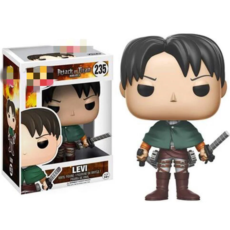 

Фигурку Модель Коллекция игрушки подарок 10 см атака на фигурка Титан Аниме Леви 235