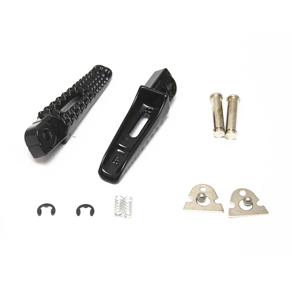

Black Rear Foot Pegs Assembly Kit For Suzuki GSXR600 750 1000 B-KING