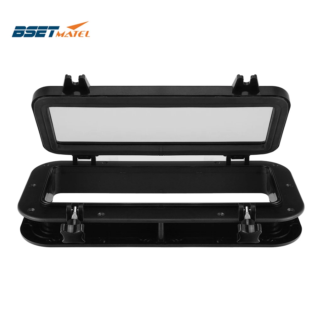 

Marine Boat Yacht RV Porthole ABS Plastic Rectangular Hatches Port Lights Replacement Waterproof Windows Port Hole Portlight