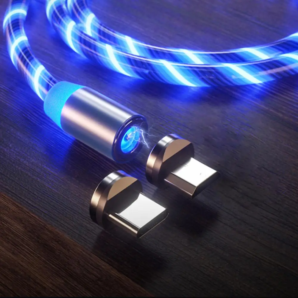 

Charge Cable Magnetic Multifunctional Micro Luminous Lighting Type-C Cable for Android Phone