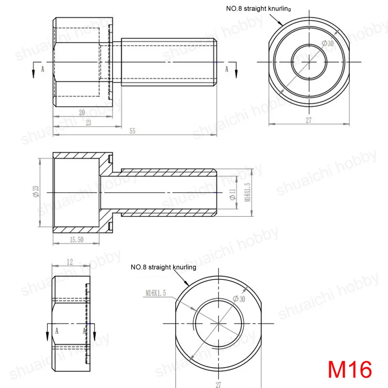 1 шт m8 m10 m16 водонепроницаемые пол