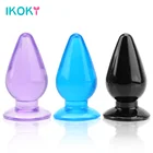 Анальная пробка IKOKY, большие анальные бусы, эротический массажер простаты, секс-игрушки большого размера для мужчин, женщин, игрушки для пар, анус стимулятор, анальная пробка