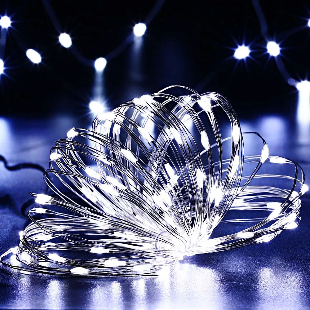 2 м/5 м/10 м гирлянда карта фото зажим USB батарея светодиодный сказочные огни