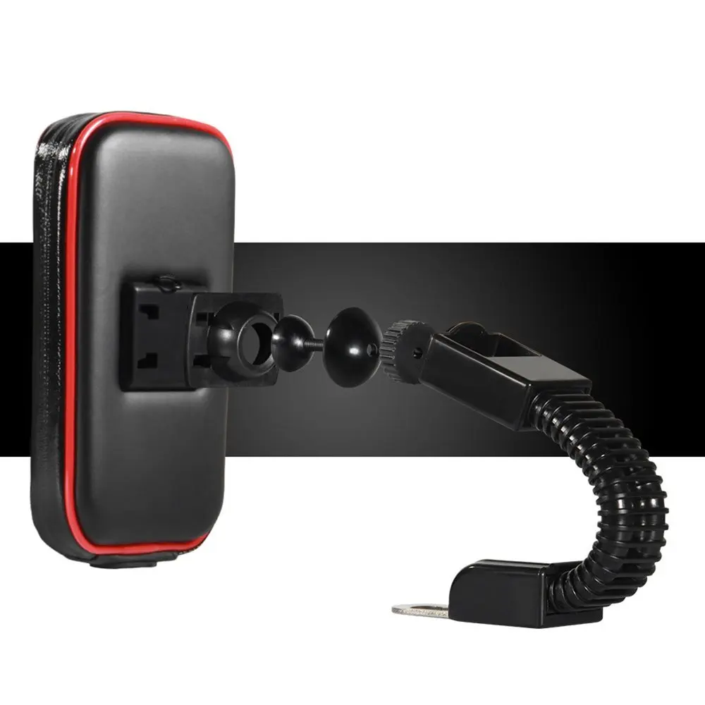 

Motorcycle Telephone Holder Support Moto Bicycle Rear View Mirror Stand Mount Waterproof Scooter Motorbike Phone Bag for Samsung