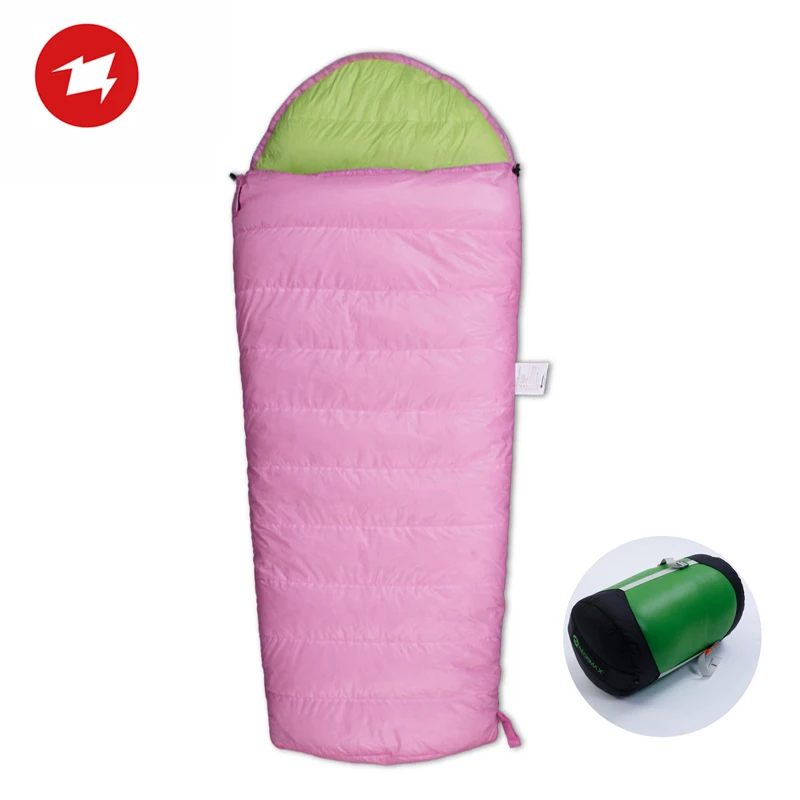 AEGISMAX KID 200/400/600 Child Spring Sunmmer Autumn Three Season Keep Warm White Goose Down Sleeping Bag | Спорт и развлечения