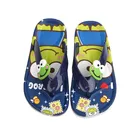 Шлепанцы Детские с рисунком лягушки, летние пляжные сандалии для девочек, шлепанцы для ванной комнаты, домашняя обувь для маленьких мальчиков