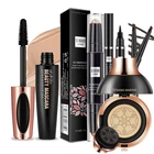 Новый набор для макияжа для женщин, набор модной косметики, BB-крем против морщин, водостойкая тушь, волшебная подводка для глаз, очаровательные брови