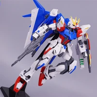 gundam spot 6632 mg1100 fully equipped chuangzhan strike assembled warrior model decoration educational toy gift