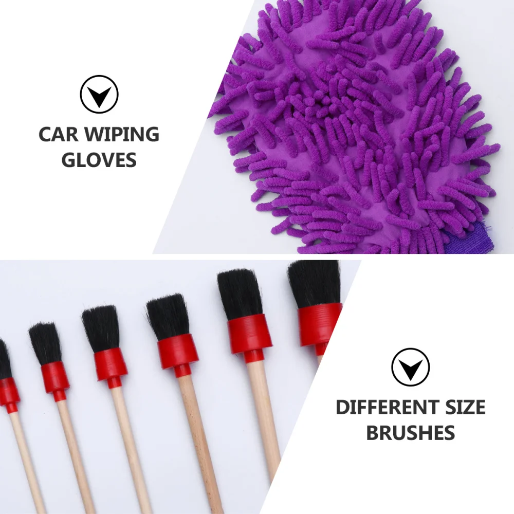 

13 Pcs Car Air Vent Cleaning Brush Vehicle Washing Brush Detail Gap Brush Tool