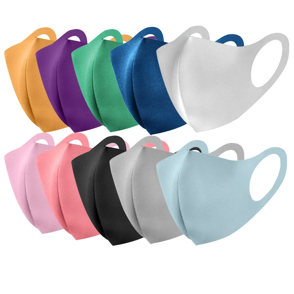 

20pc Adult's Washable Purifying 20pc Reusable Filter Mask Fashionable Breathable Outdoor Cycling Riding Protective