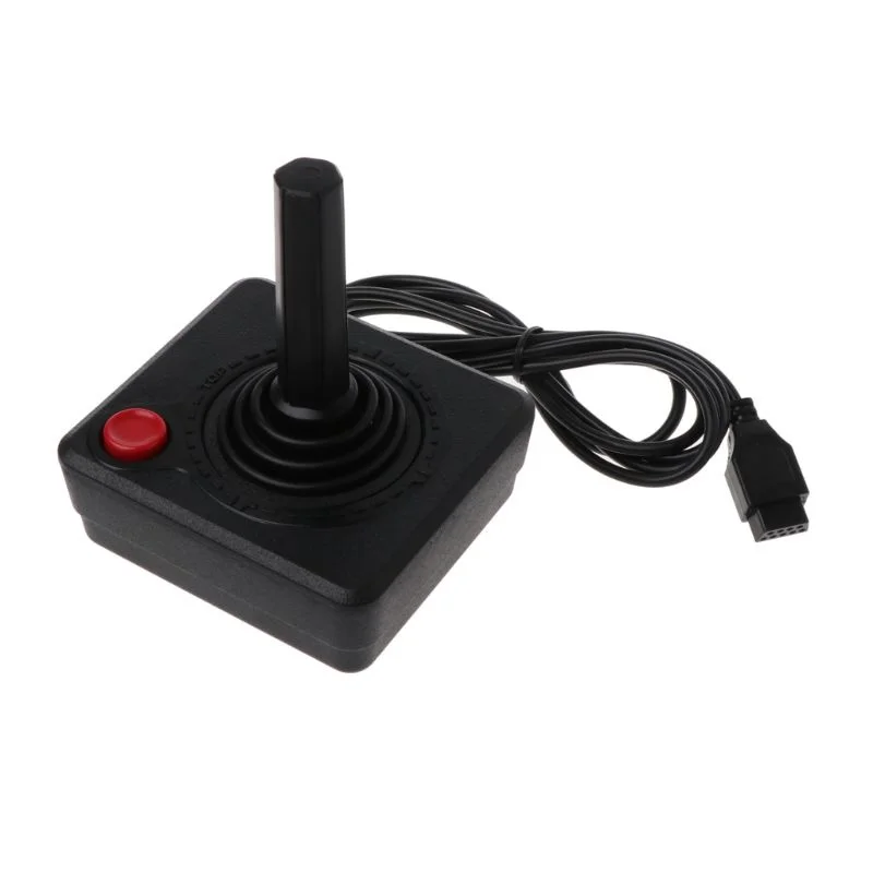 

Retro Classic Controller Gamepad Joystick For Atari 2600 Game Rocker With 4-Way Lever And Single Action Button