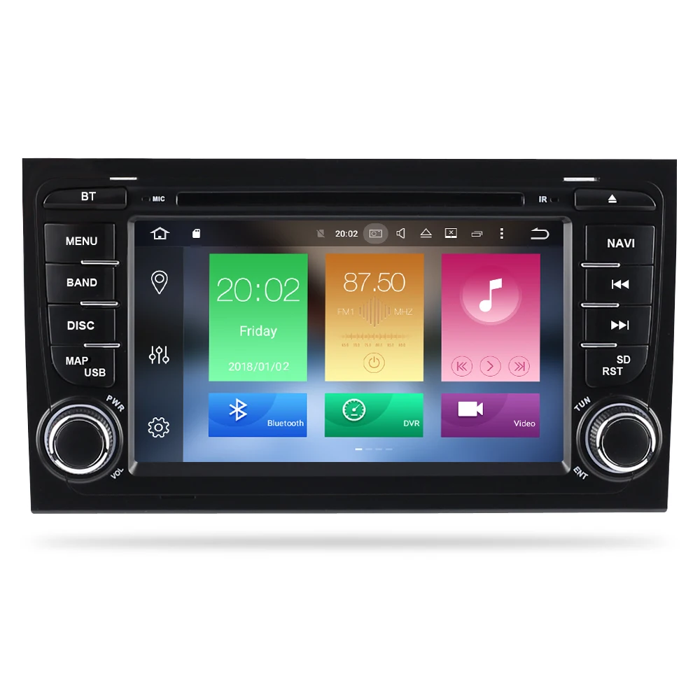 4G RAM Android 9 0 Автомобильный DVD стерео мультимедиа головное устройство для Audi A4 S4 B6 B7