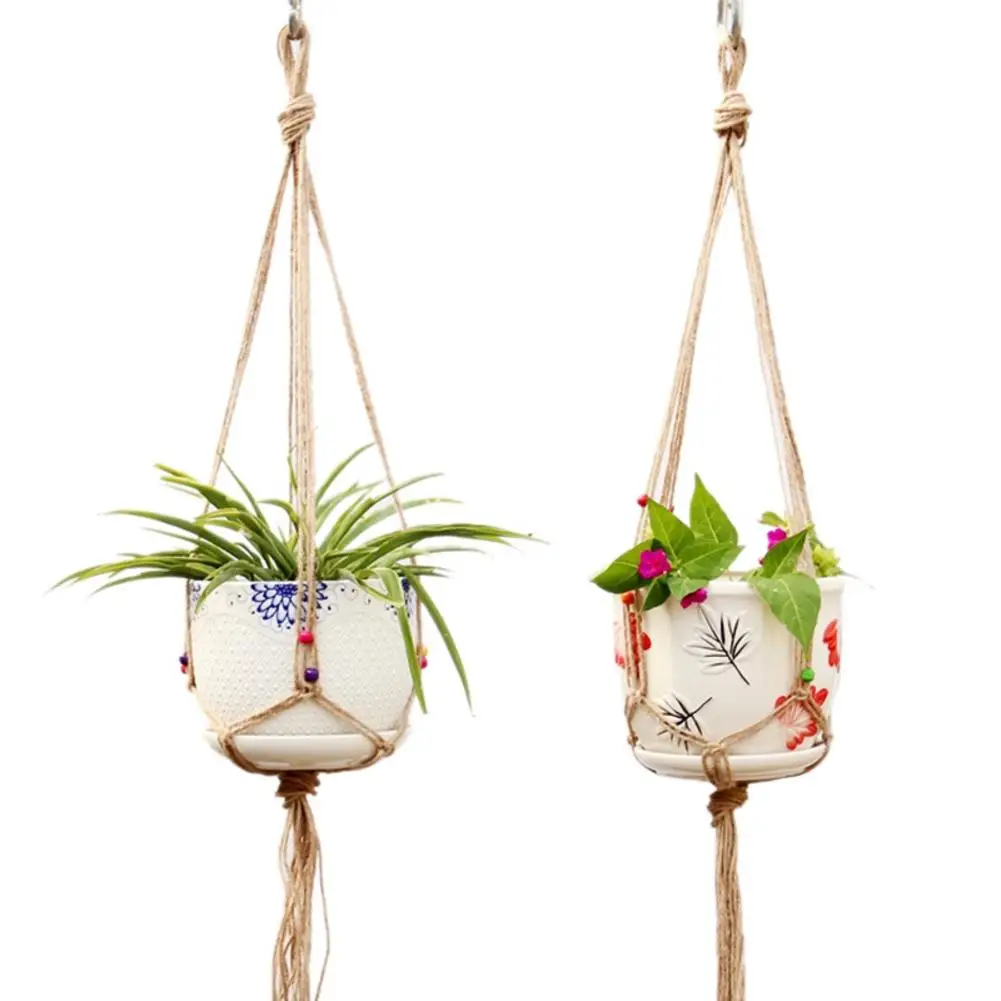 2 шт. висит озеленение сада горшок для растений сеток корзины завод Вешалки