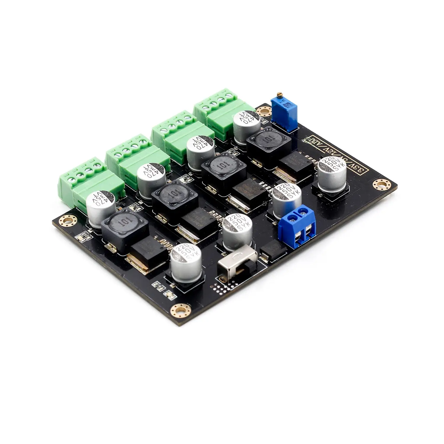 

LM2596 Multi Channel Switching Power Supply 3.3V/5V/12V/ADJ Adjustable Voltage Output Power Supply Module