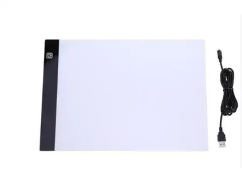 A4-2 235x335x3.5mm A4 A5 Рисование графика контейнер для таблеток светодиодный светильник «Алмаз» pad световая панель для Алмазные Пластины аксессуары для рисования набор инструментов LD220 - Цвет: A4-2 235x335x3.5mm