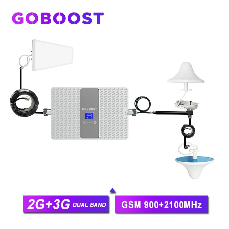 Усилитель 3g сотового сигнала gsm 900 2g Универсальный усилитель 2100 МГц umts 70 дБ