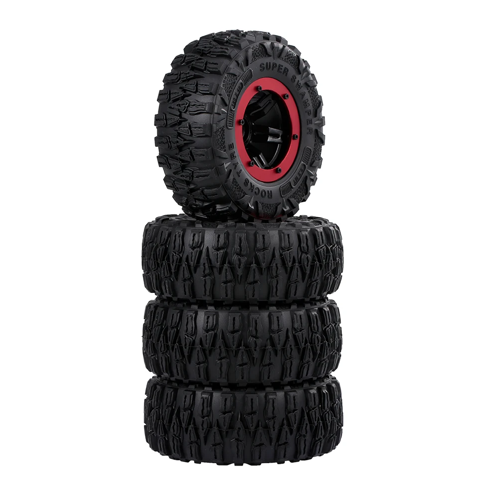 Для 1/10 Traxxas HSP Redcat RC4WD Tamiya Axial SCX10 D90 HPI RC Гусеничный 4 шт. 2 дюйма колеса автомобиля