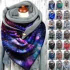 2022 Модные женские шарфы с винтажным принтом на пуговицах мягкая накидка повседневные теплые шарфы шали зимний шарф роскошный зимний женский шарф