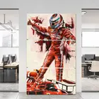 Картина Kimi Raikkonen USA 2018 F1, гоночный автомобиль, фотография, домашний декор, Настенная картина для гостиной